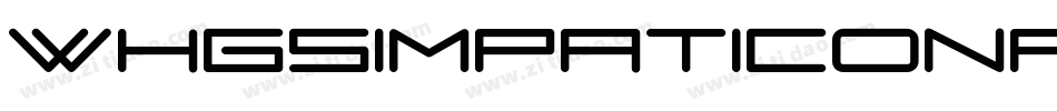 WHGSimpaticoNF Bold字体转换